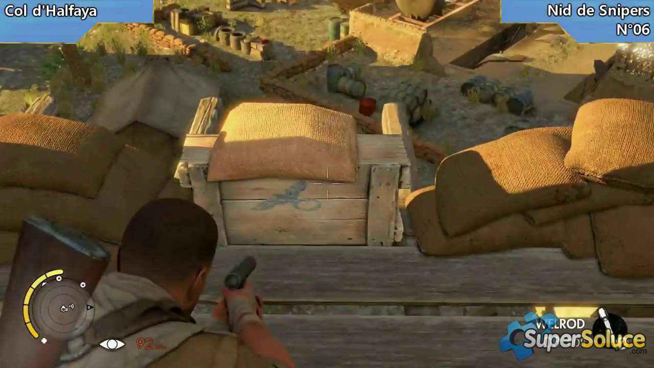Dailymotion Sniper Elite III - Emplacement des 3 Nids de Snipers de la mission Col d'Halfaya